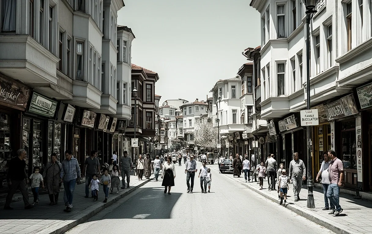 Bursa Heykel ve Atatürk Caddesi Görünümü